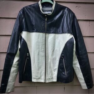 Wilson’s Leather M. Julian Café Racer Leather Moto Jacket - Size L